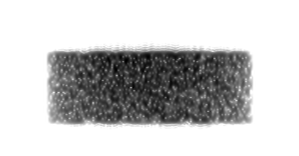 Dense static in the middle
